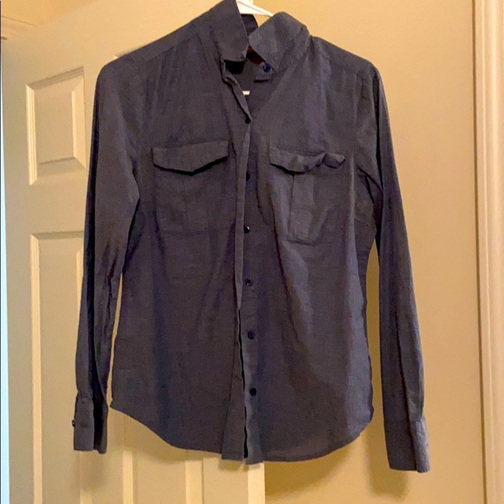 Button down long sleeve with pockets